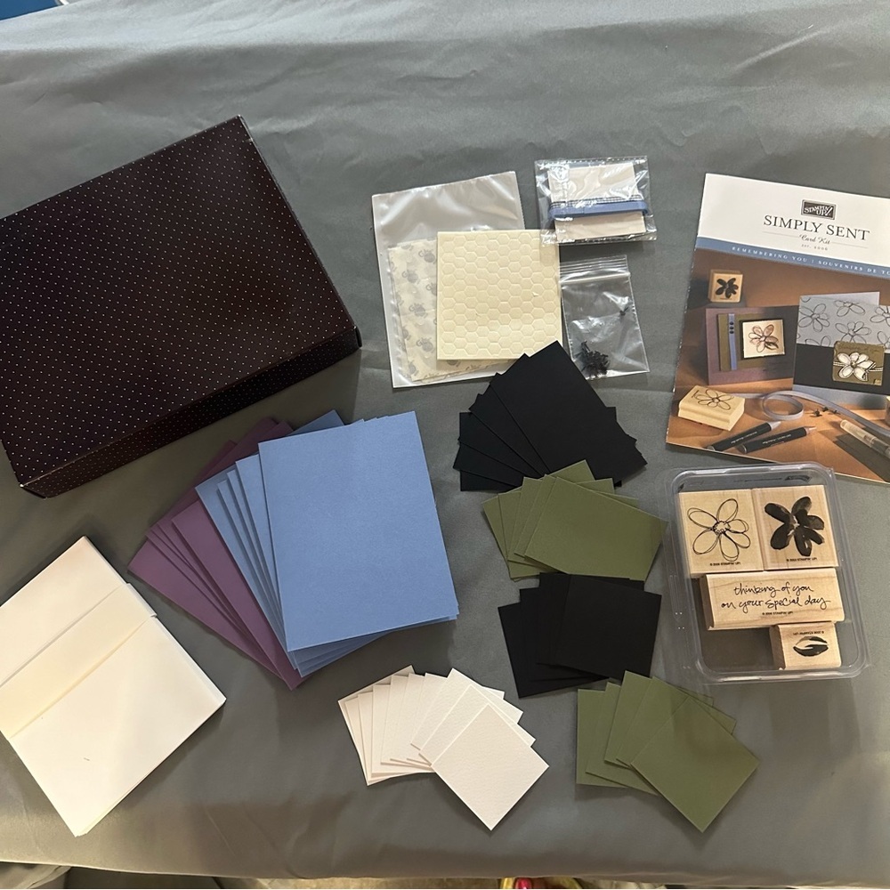 *Stampin’ Up card kit- “remembering you”